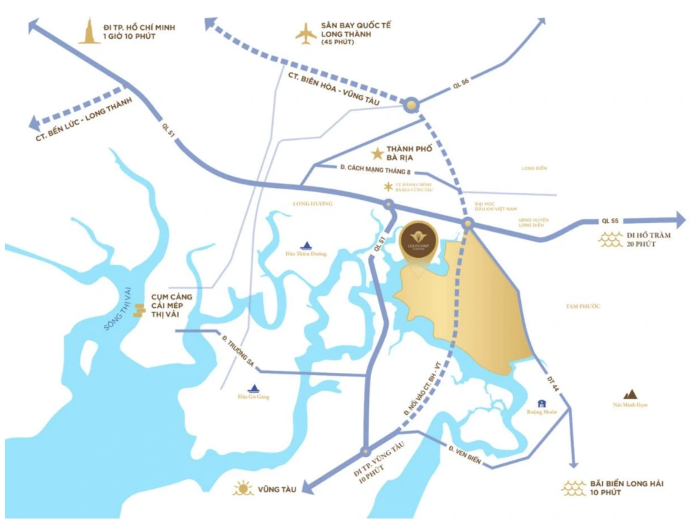 Gold Coast Vung Tau tọa lạc tại siêu cửa ngõ - Mega Gate